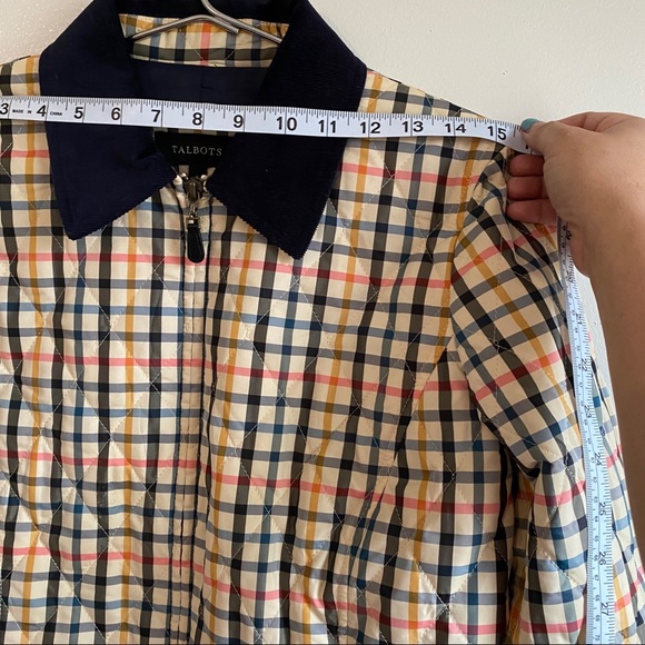 Talbot multi color plaid quilted jacket - Picture 7 of 10